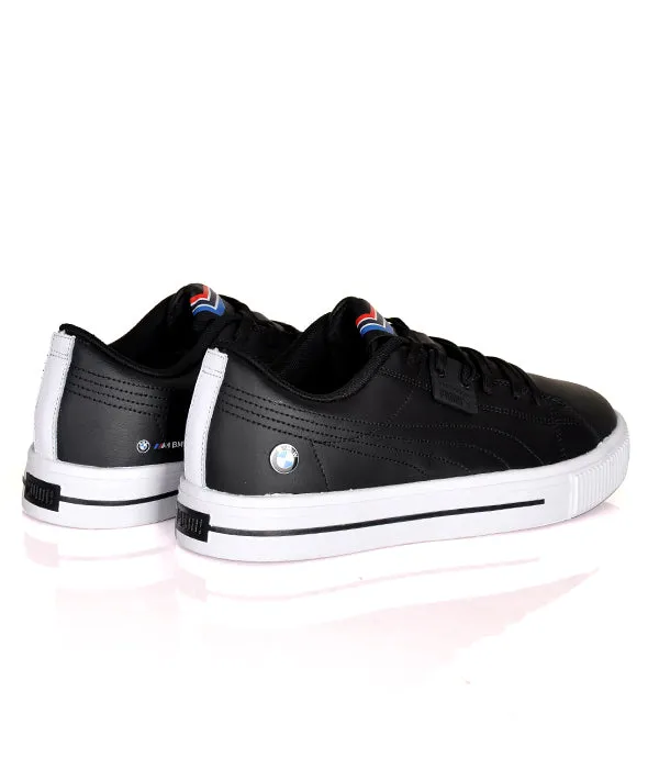 Puma Mercedes Soft Foam Optimal Comfort Black Leather Sneakers