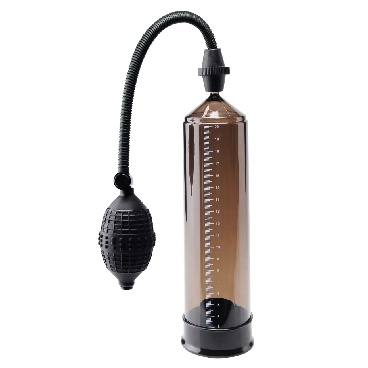 Pump Worx Euro Pump Advanced Penis Enlargement System - Smoke And Black