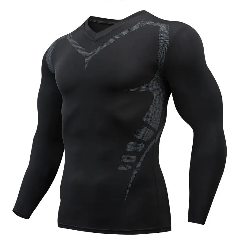 Quick-Dry Compression Running Gym Tee