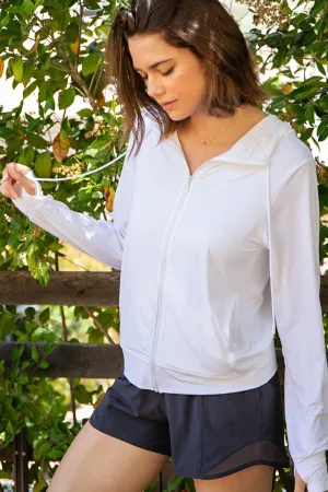 Quick Dry Exercise Hoodie Jacket