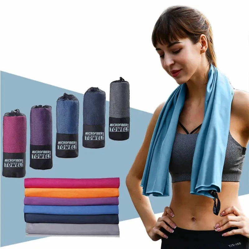 Quick-Drying Microfiber Towel for Sports and Travel