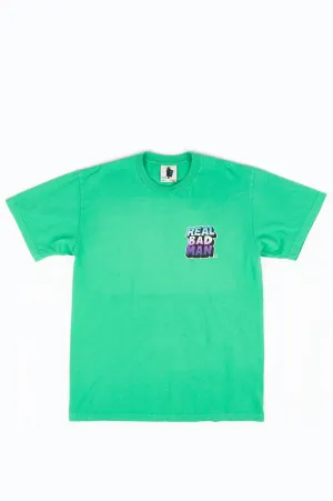 REAL BAD MAN LOGO VOL 7 SS TEE FUNK GREEN