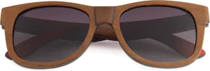 Recycled Skatedeck Jetty Ledge Brown Sunglasses by WUDN