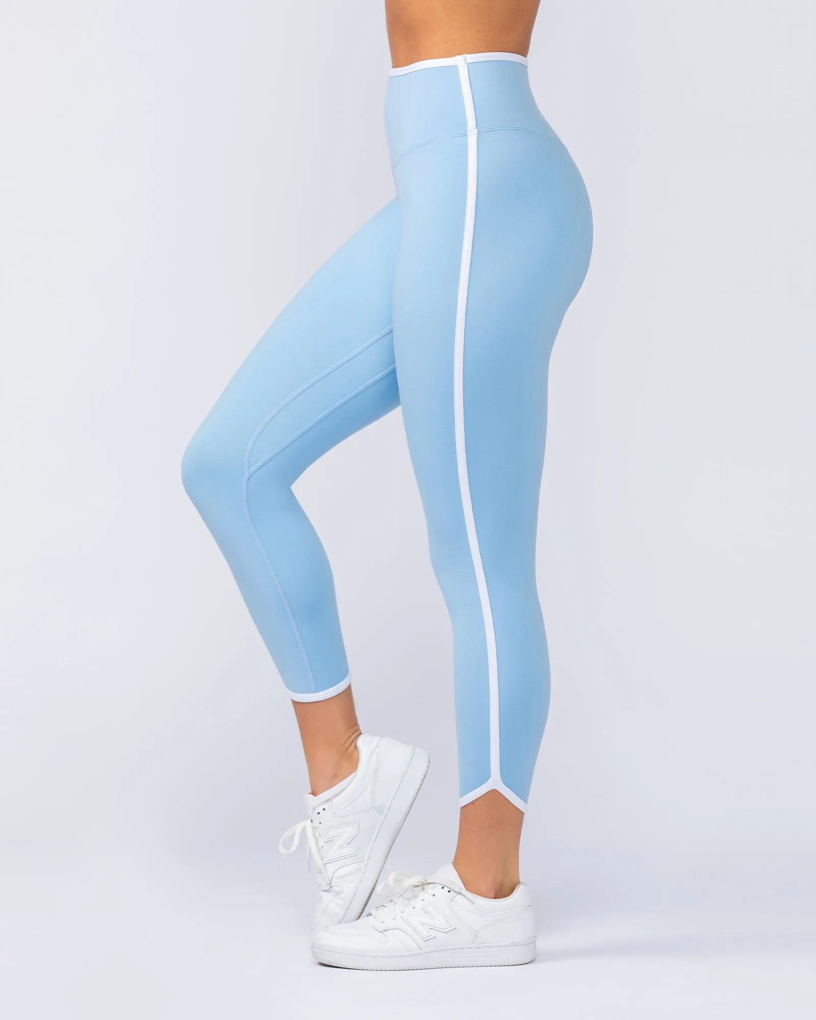 Retro Everyday Leggings - Pacific Blue