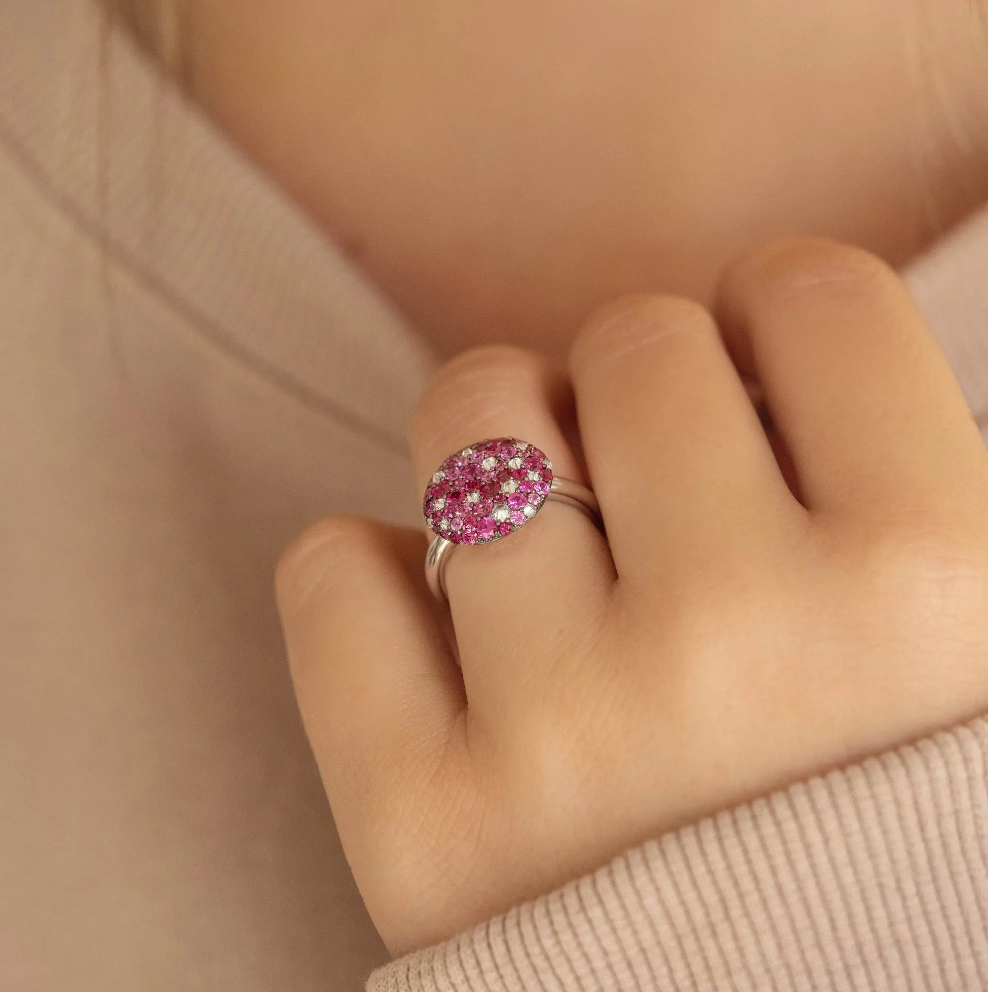 Ruby Cluster Ring