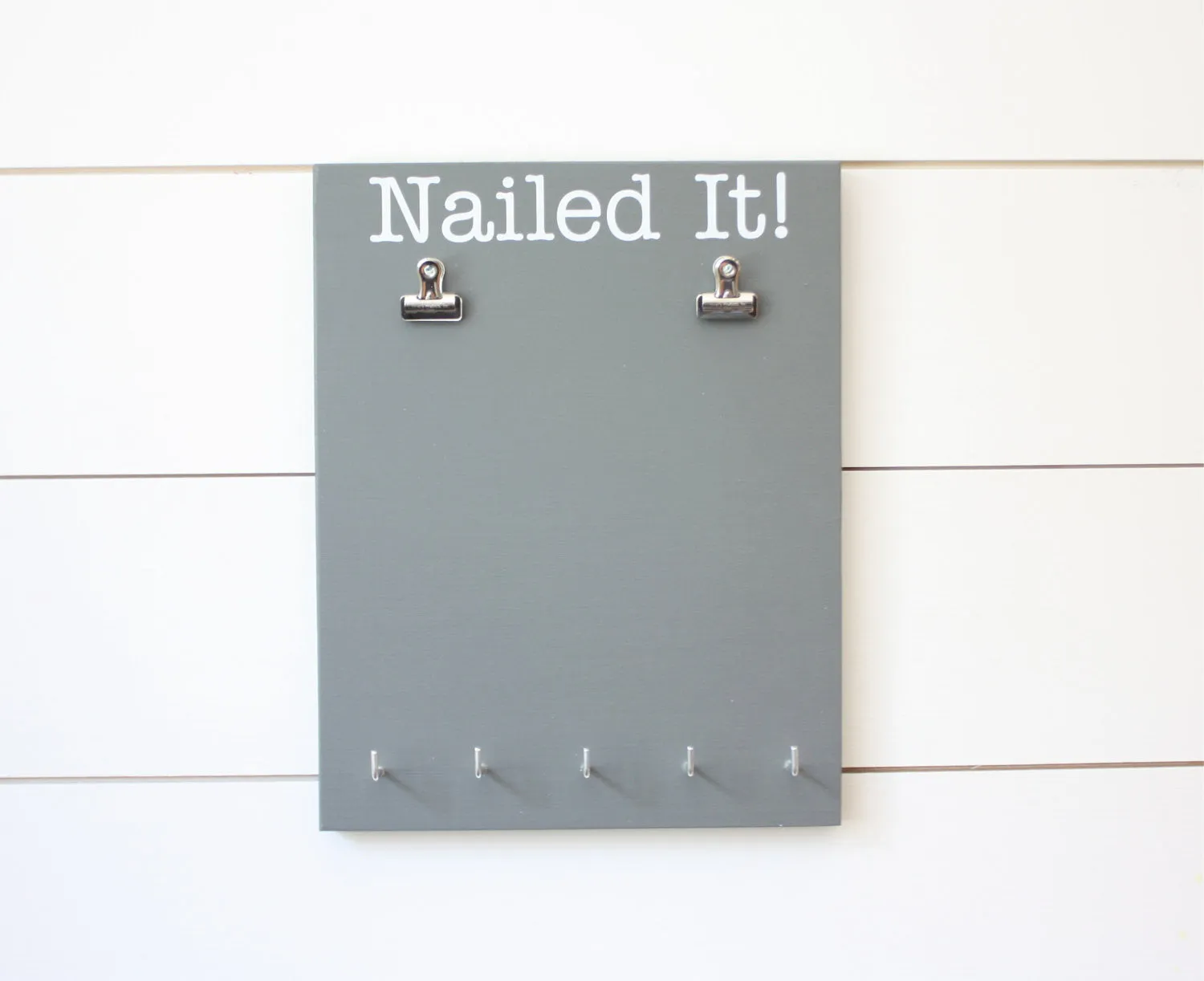 Running Race Bib & Medal Display - Nailed it!