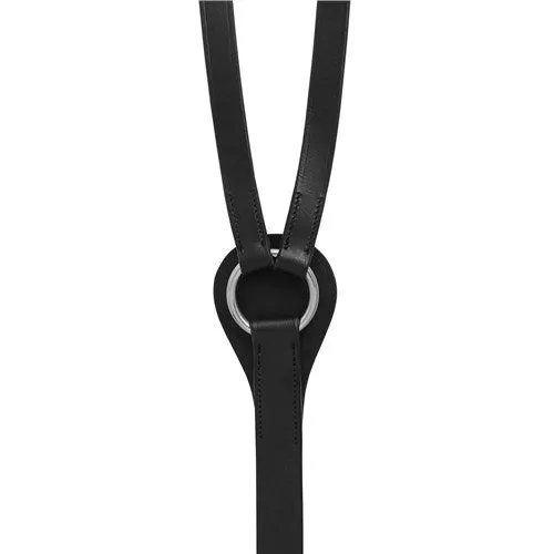 Running Side Reins with Quick Snap Release Black