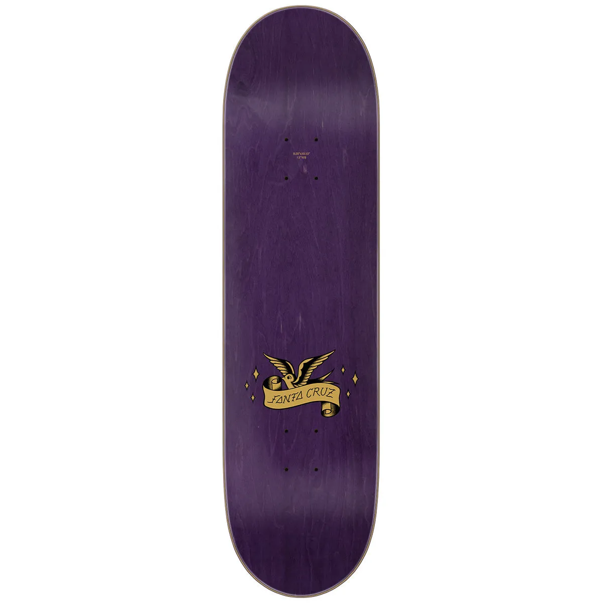 Santa Cruz - Justin Sommer Butterfly 8.0 Skateboard Deck