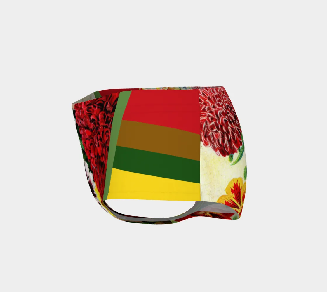 Scarlet Carnation Swim Briefs