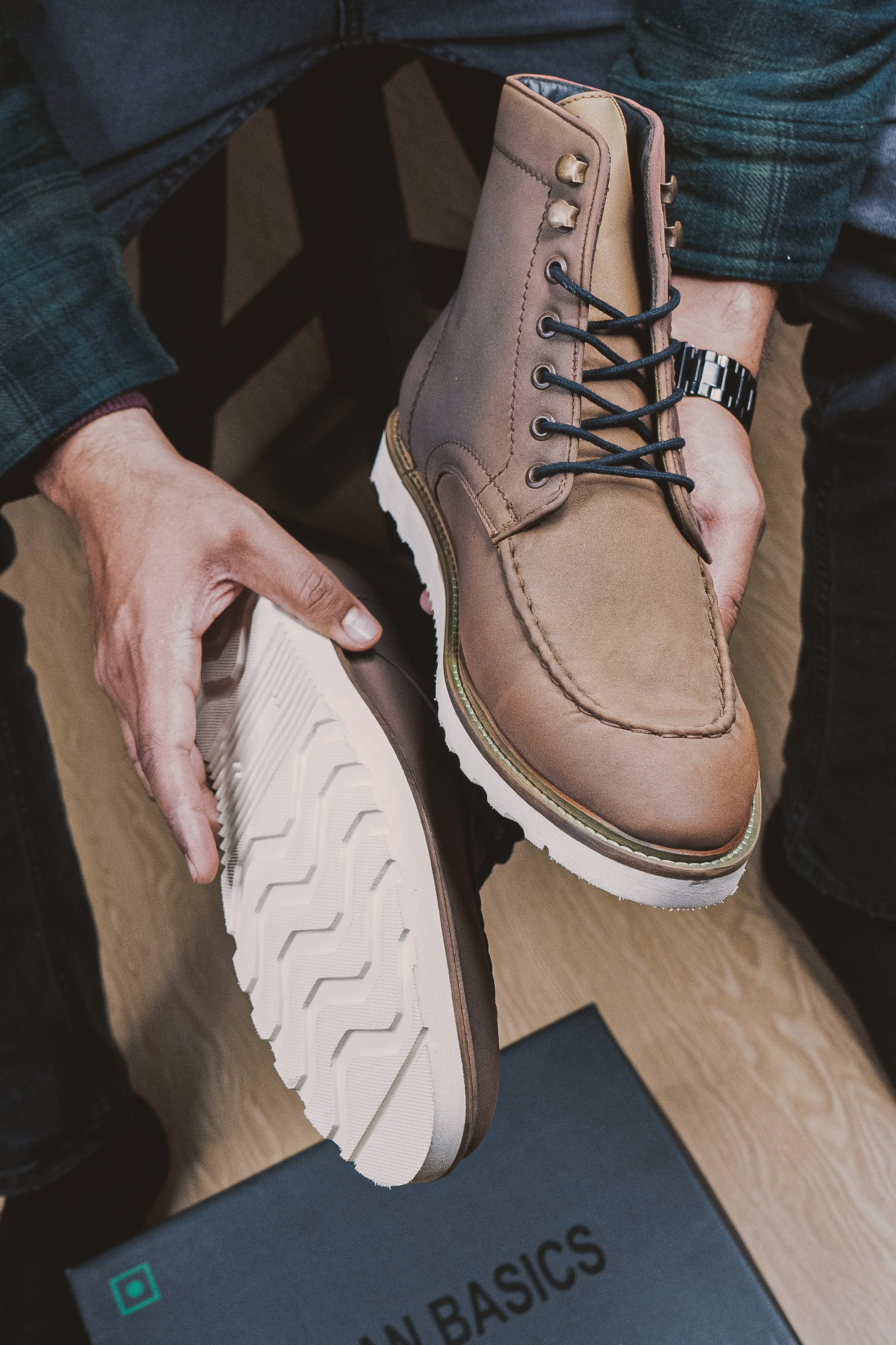 Sentinel Long Brown Boots