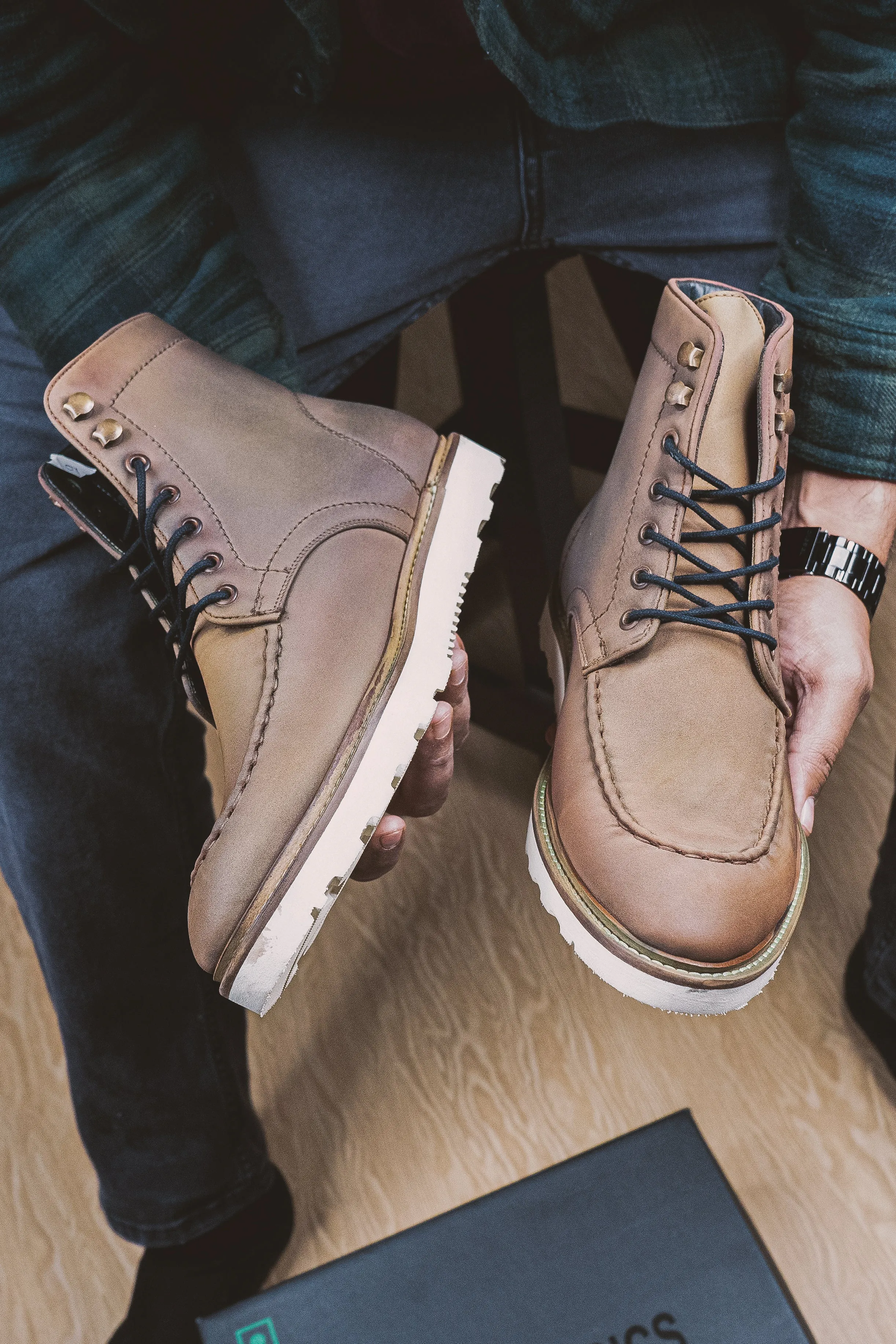 Sentinel Long Brown Boots
