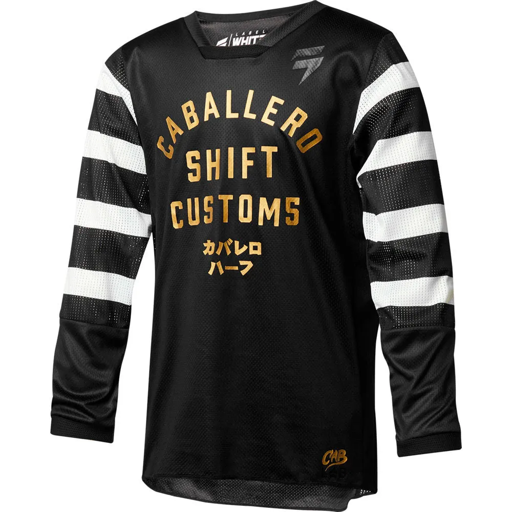 SHIFT YOUTH WHIT3 CABALLERO X LAB JERSEY [BLACK]