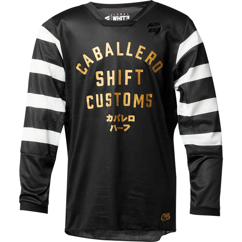 SHIFT YOUTH WHIT3 CABALLERO X LAB JERSEY [BLACK]