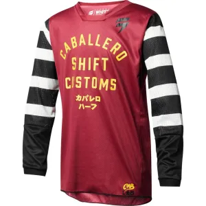 SHIFT YOUTH WHIT3 CABALLERO X LAB JERSEY [DARK RED]