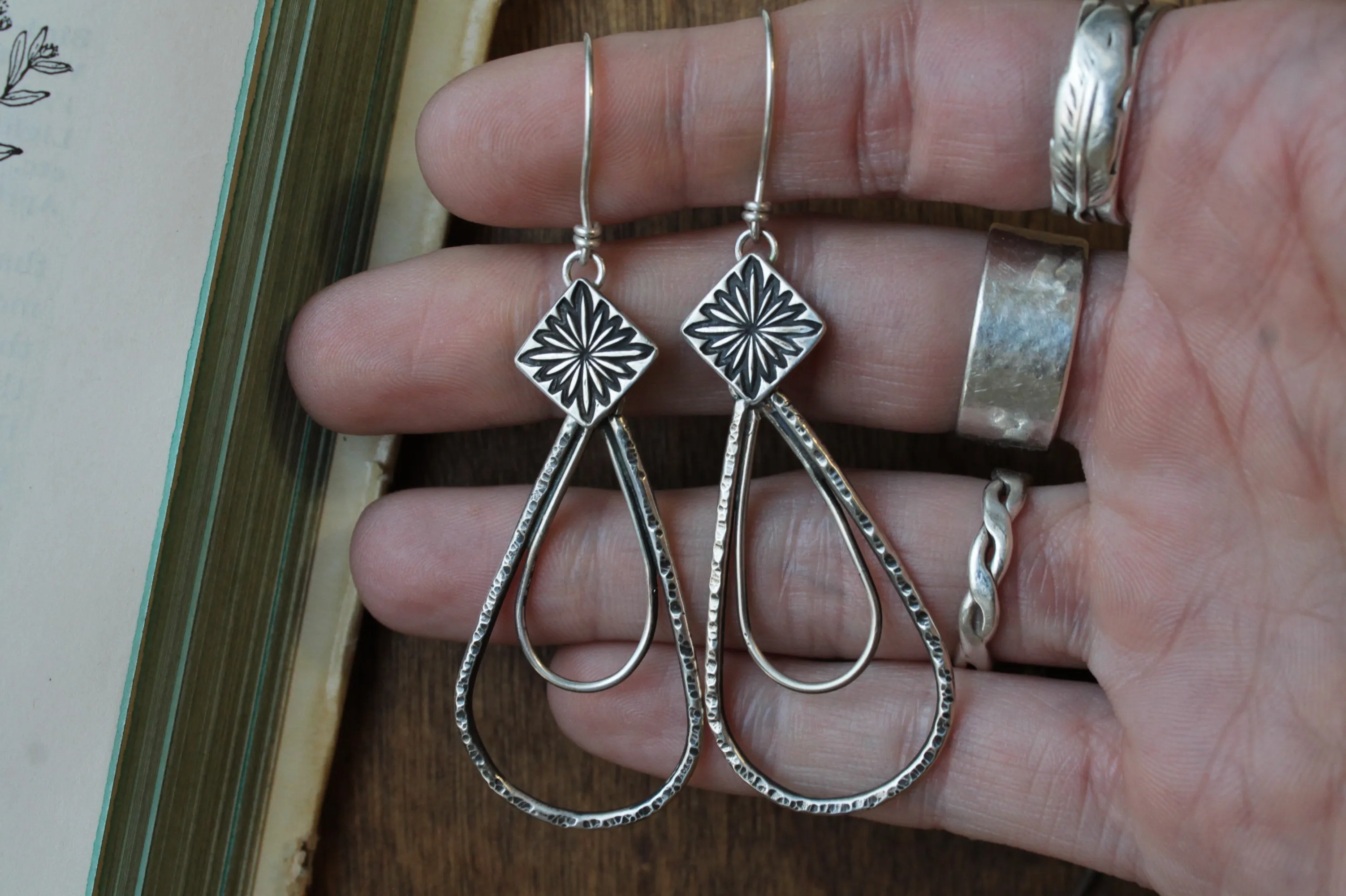 Shooting Star Dangle Earrings
