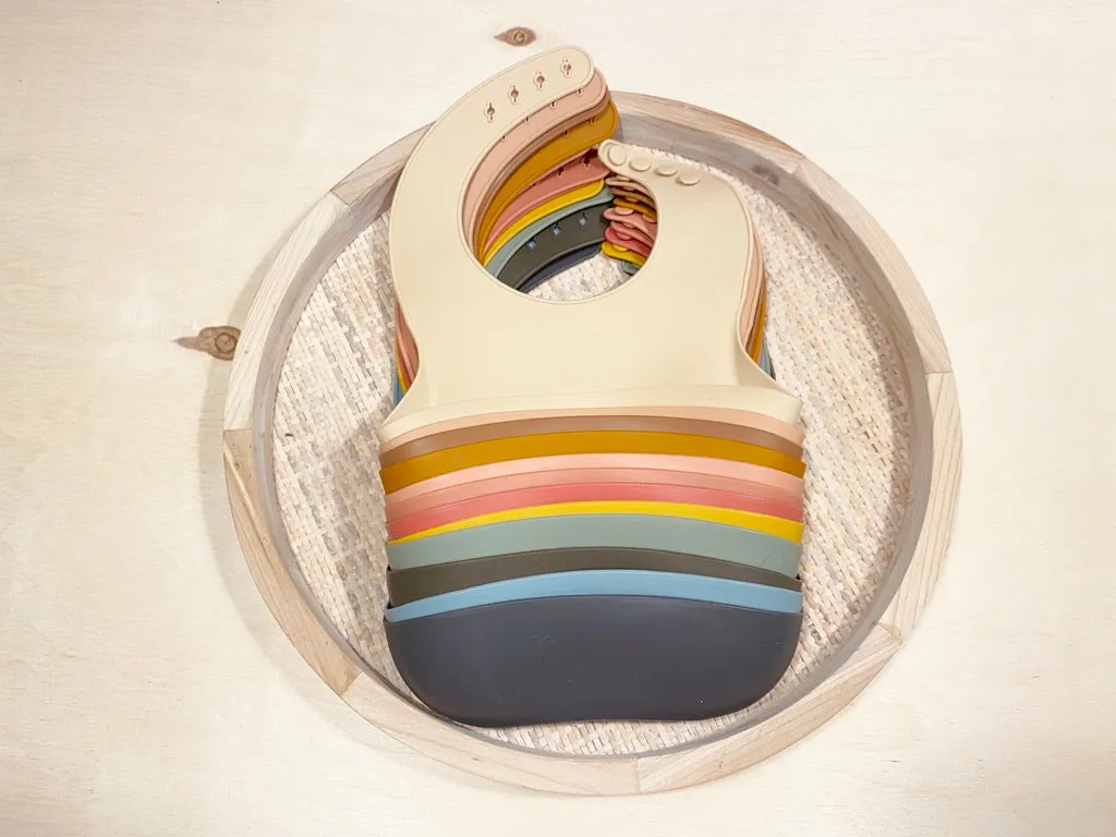 Silicone Bib - Olive
