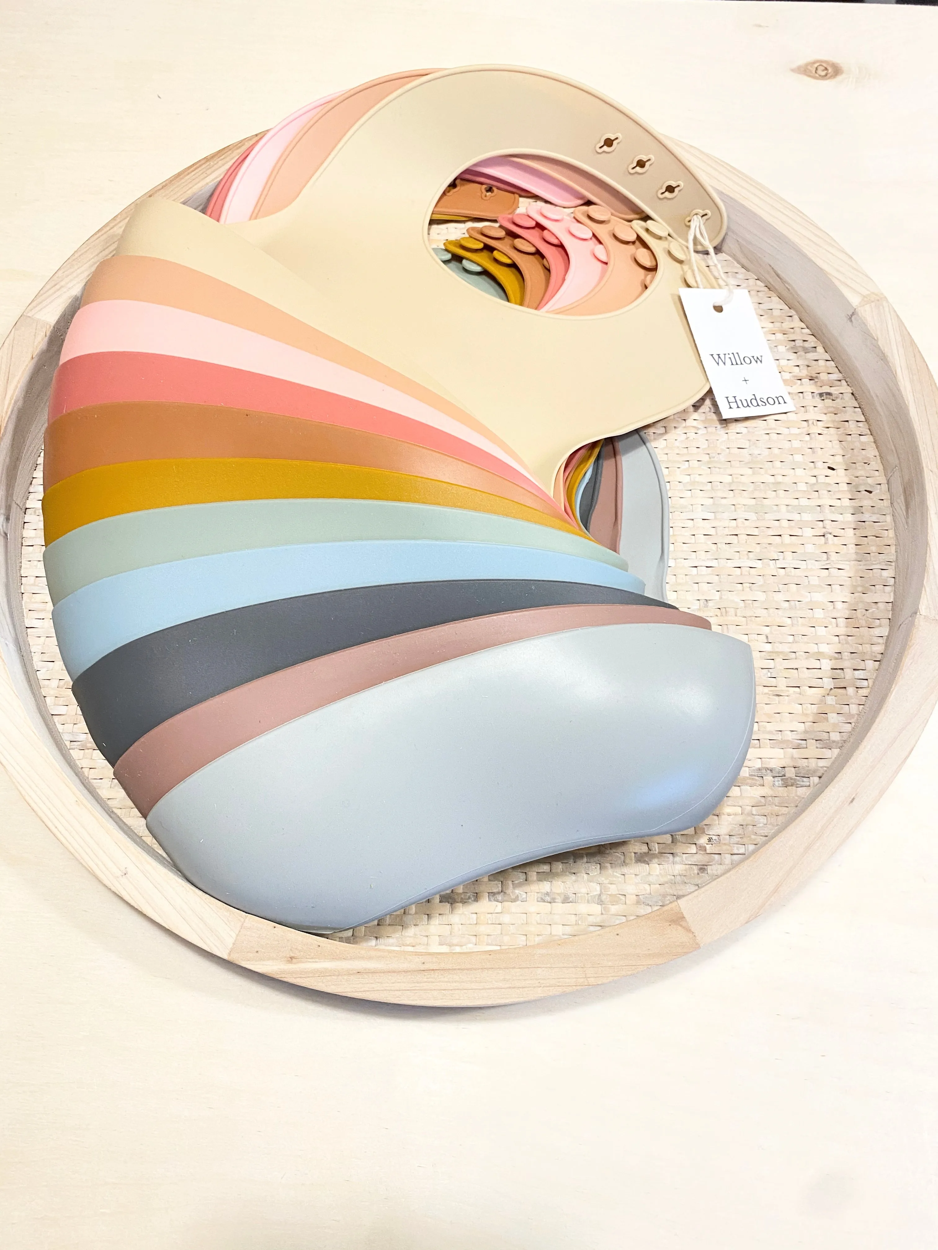 Silicone Bibs - Sage