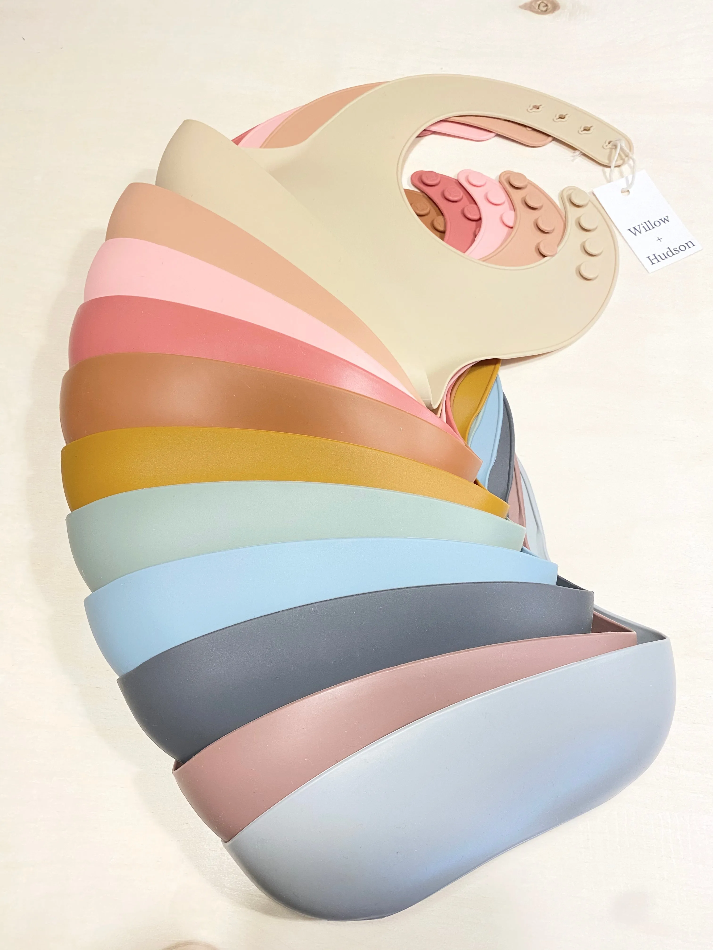 Silicone Bibs - Sage