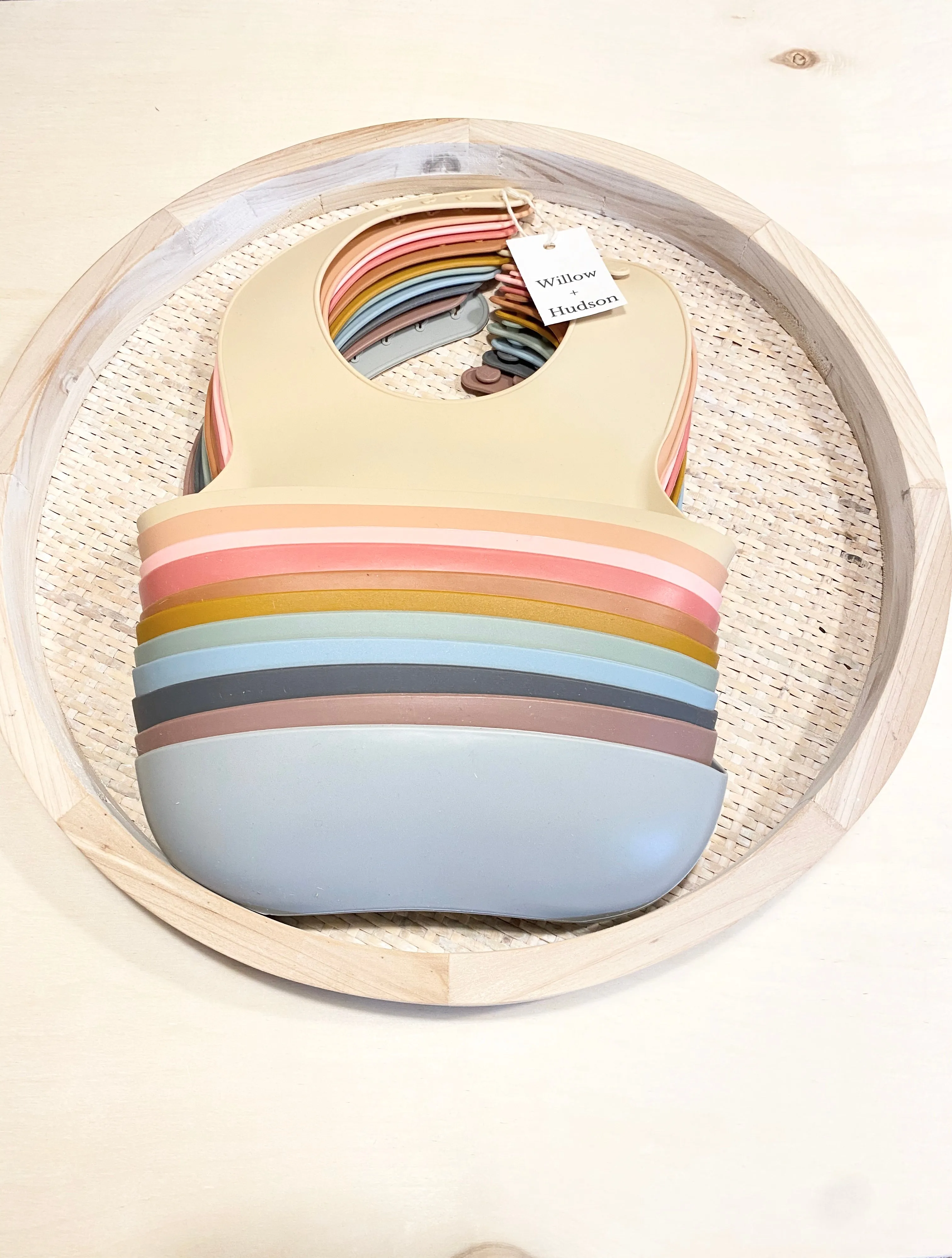 Silicone Bibs - Sage