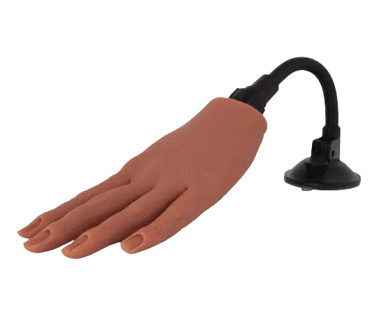 Silicone Practice Hand with stand -  05 Cocoa