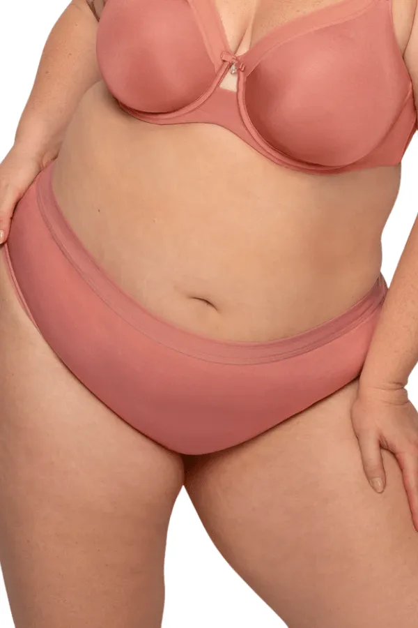 Silky Smooth High Cut Brief - Desert Dawn