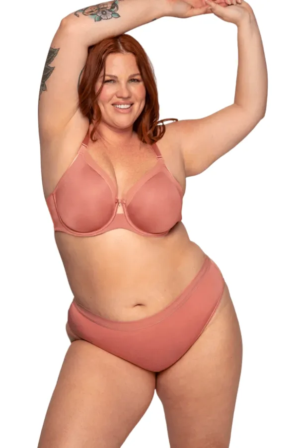 Silky Smooth High Cut Brief - Desert Dawn