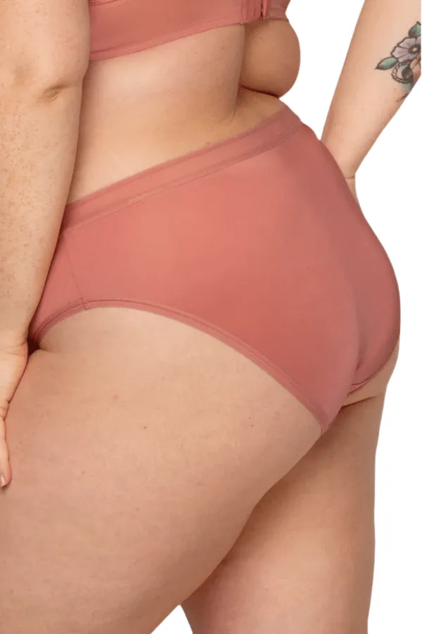 Silky Smooth High Cut Brief - Desert Dawn