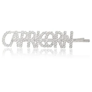 Silver Capricorn Hairclip