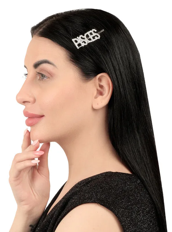 Silver Pisces Hairclip