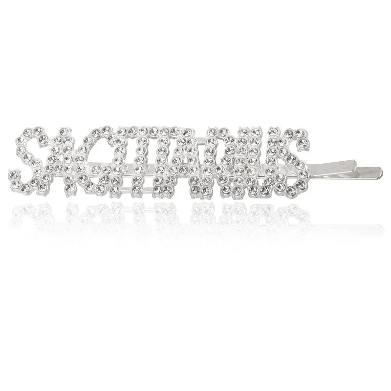 Silver Sagittarius Hairclip