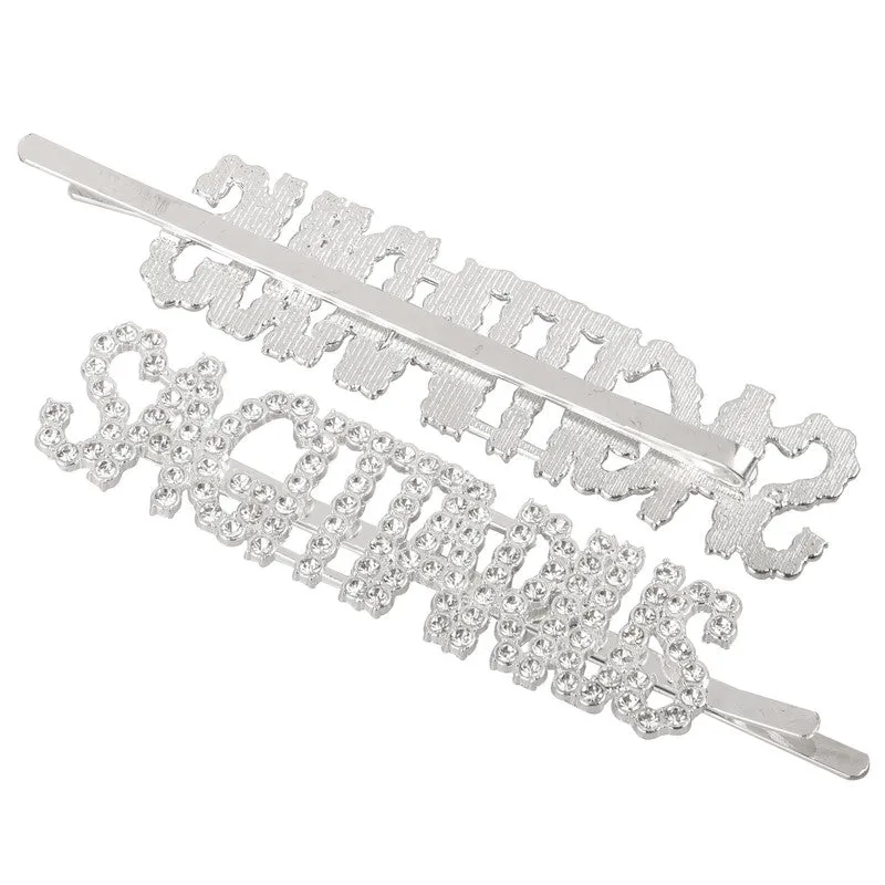 Silver Sagittarius Hairclip