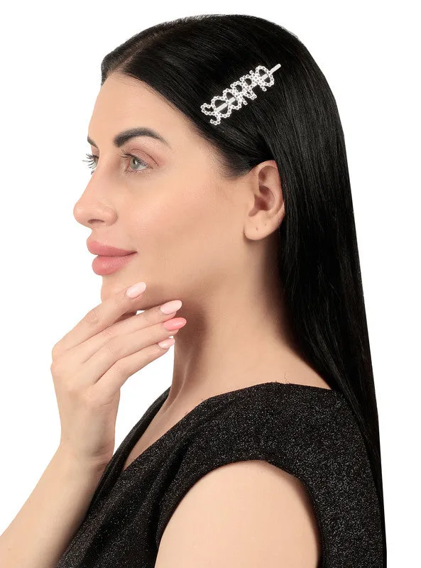 Silver Scorpio Hairclip