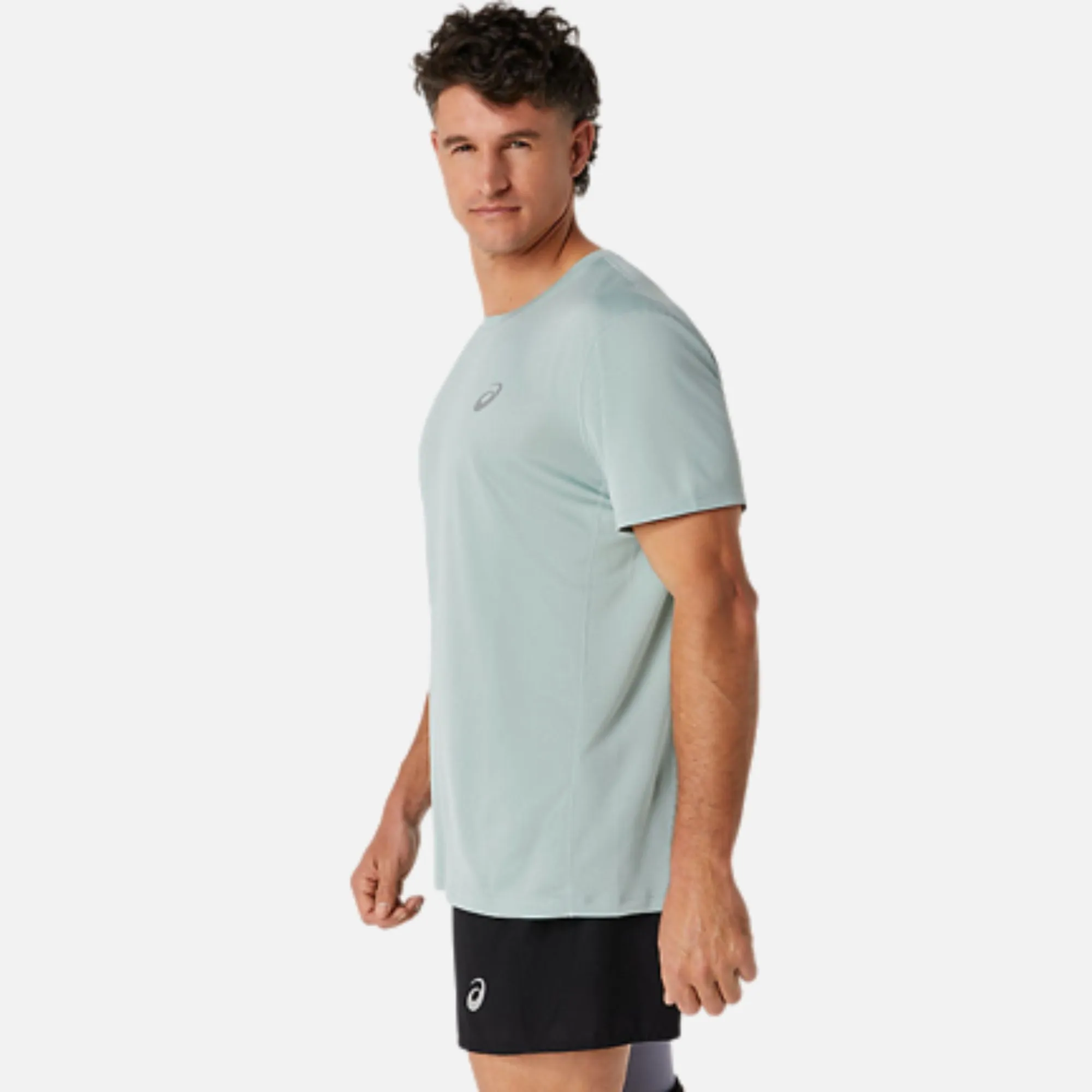 SILVER SHORT SLEEVED TOP