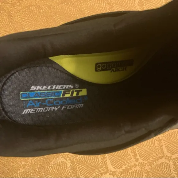 Skechers‎ Men's Delson 3.0 Cicada Sneaker Black/Gray 210238 Size 13