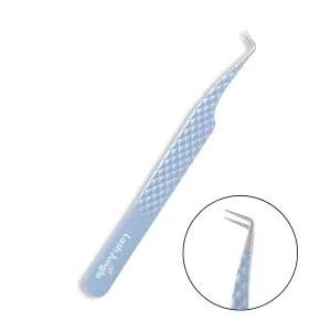 Sky Blue Lash Tweezers – Slim Boot