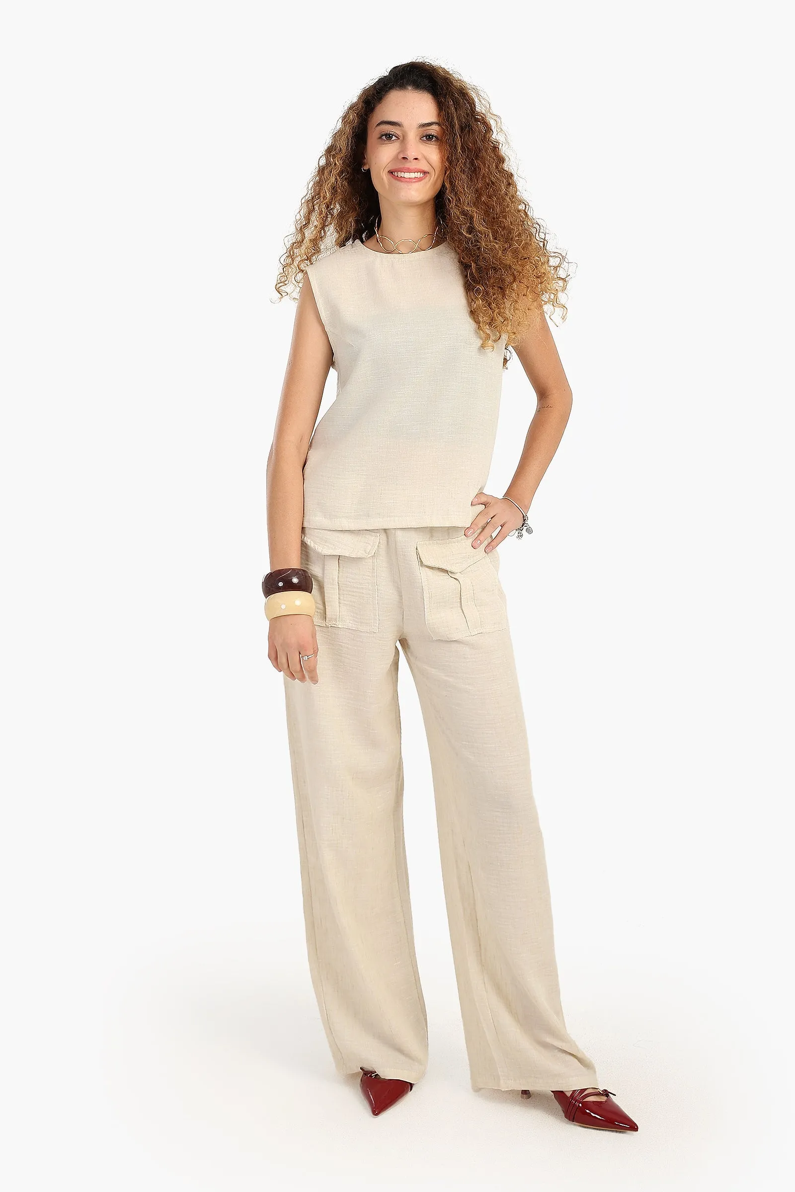 Sleeveless Lounge Top
