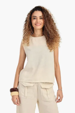 Sleeveless Lounge Top