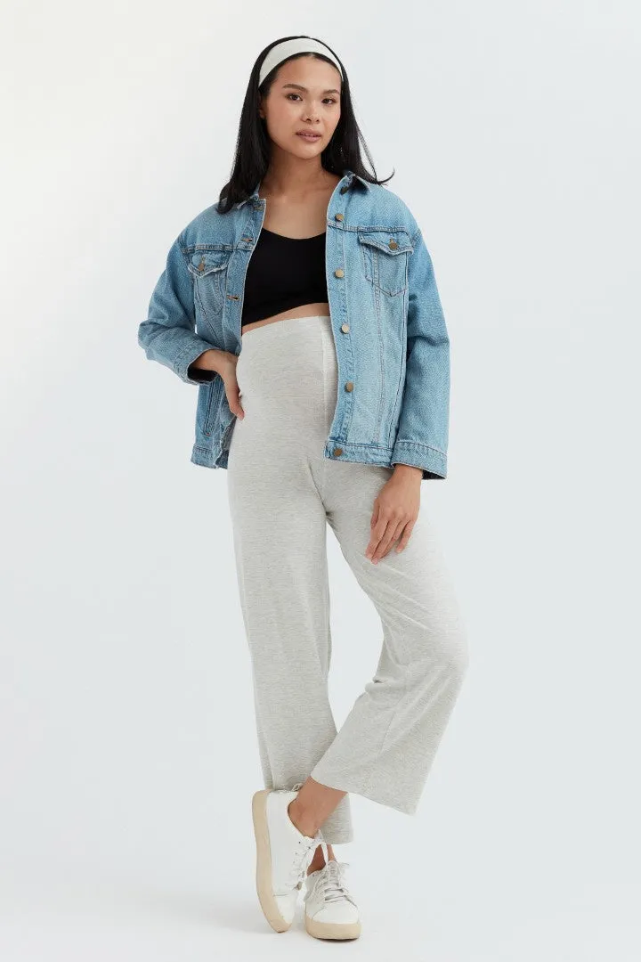 Soft Essential Bamboo Knit Wide-Leg Pant