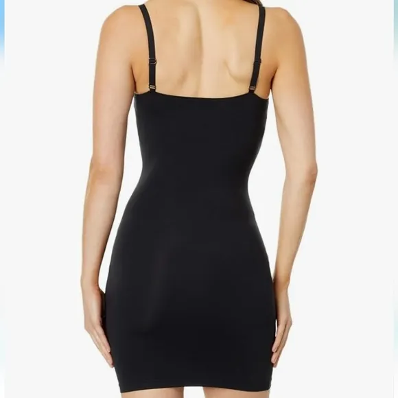 Spanx,NWT,Socialight Cami Full Slip,Small,Black Tie