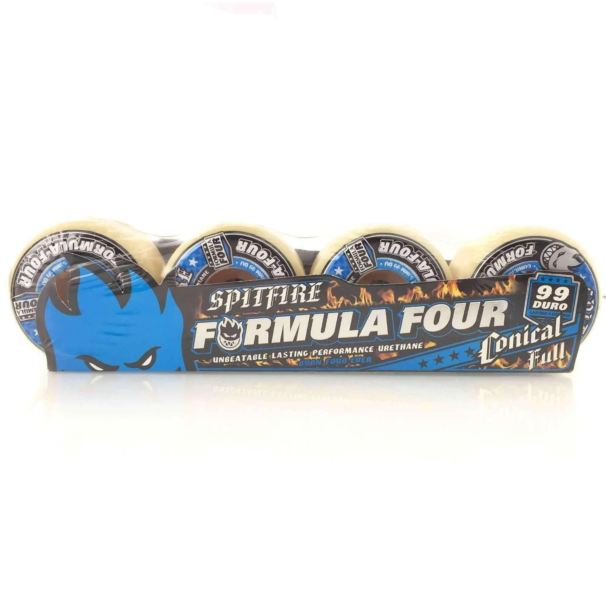 Spitfire Formula Four Conical Full 99 Duro Skateboard Wheels 53mm