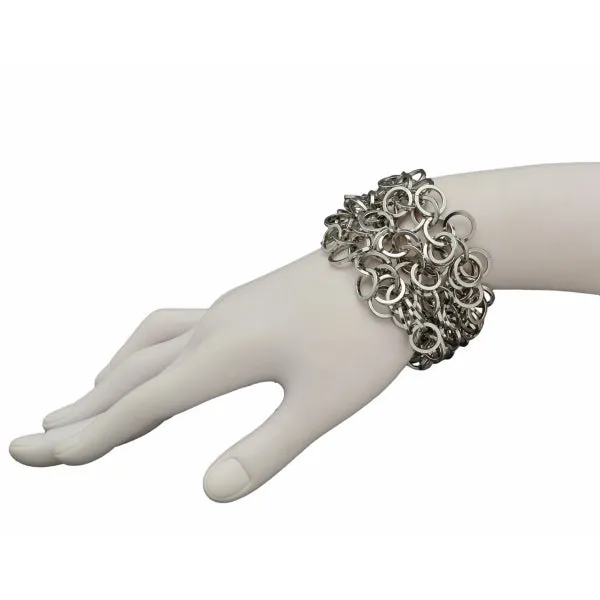 Steel Ruffles Cuff