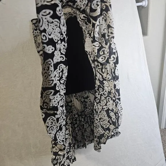 Style N Co 2XL Teared Flared Maxi Paisley floral Skirts. Lightweight. Soft.