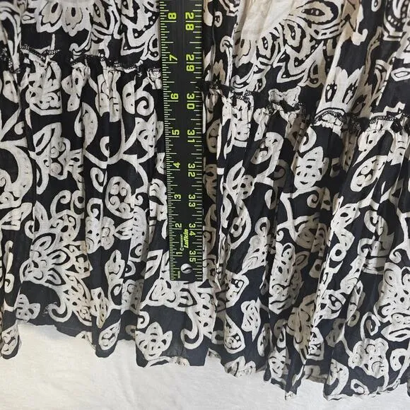Style N Co 2XL Teared Flared Maxi Paisley floral Skirts. Lightweight. Soft.