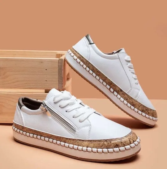 Stylish Santorini Flower Sneakers: This Season's Must-Have