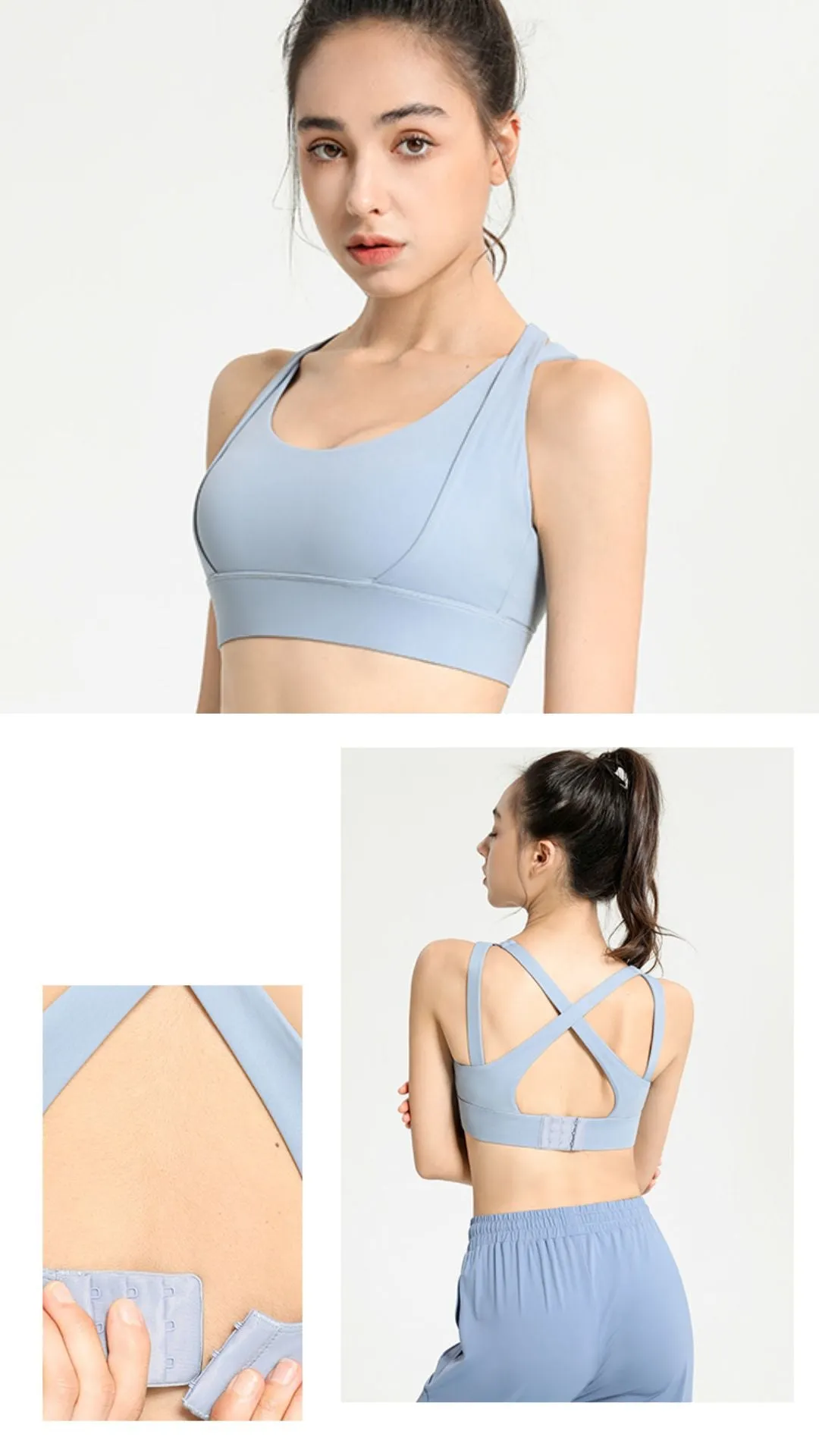 SummerFit High-Impact Sports Bra