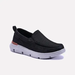 Swerve Black Slip On Sneakers 0120496