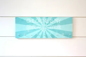 Swim Medal Holder - Chlorine is my perfume - Medium