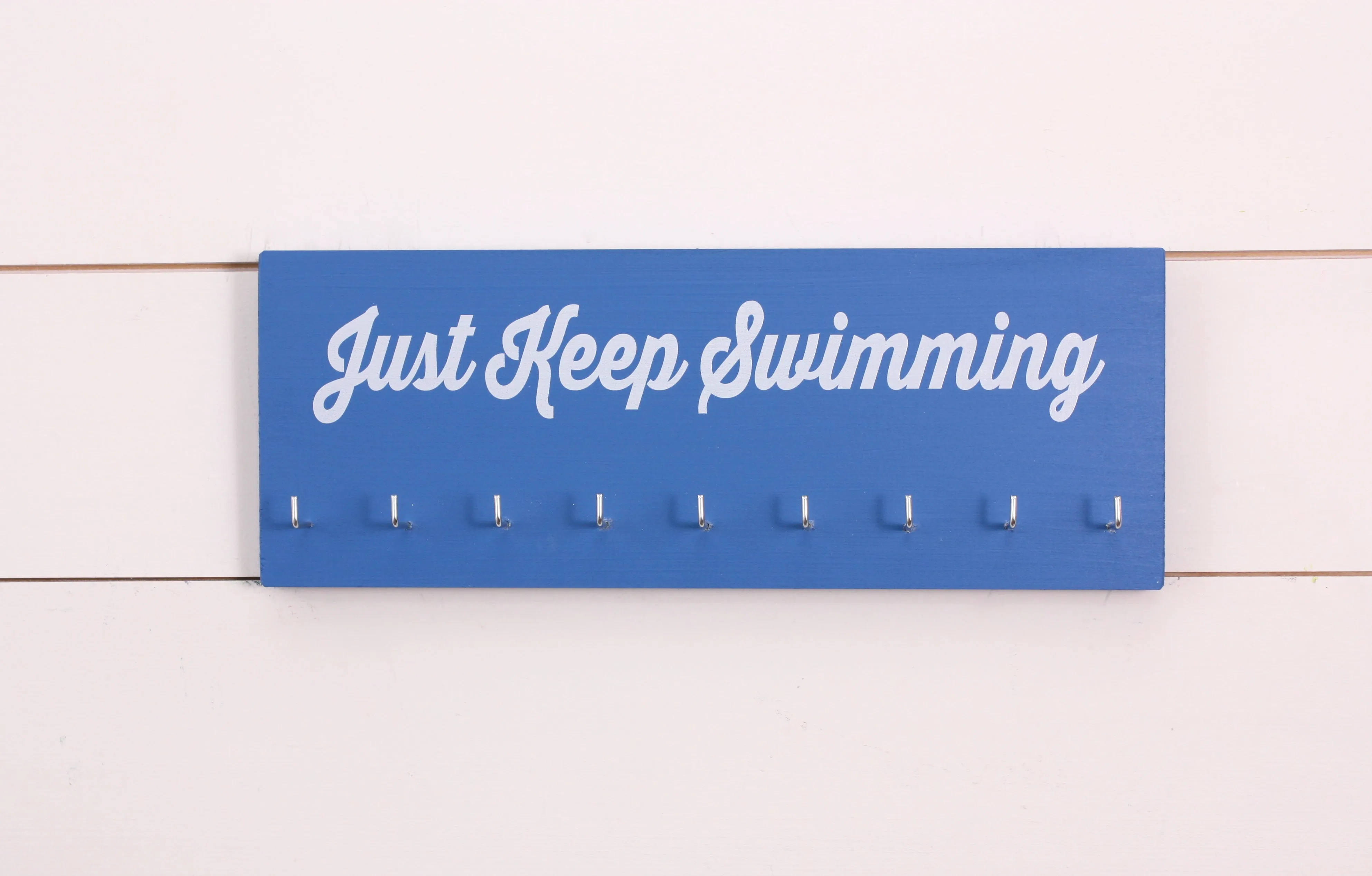 Swim Medal Holder- Just Keep Swimming - Medium