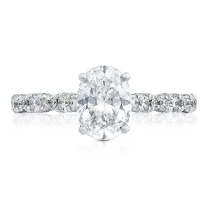 Tacori Pave Diamond Engagement Ring