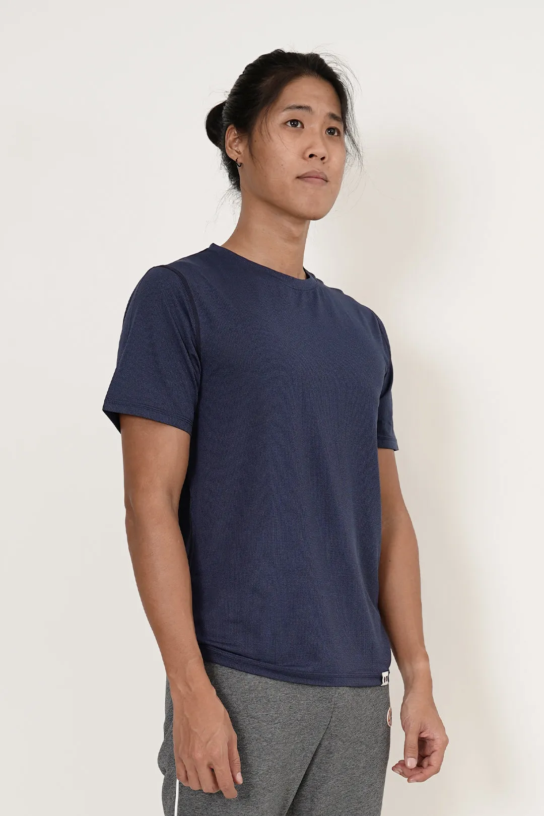 Tanavr Short Sleeve Running Top (Navy)